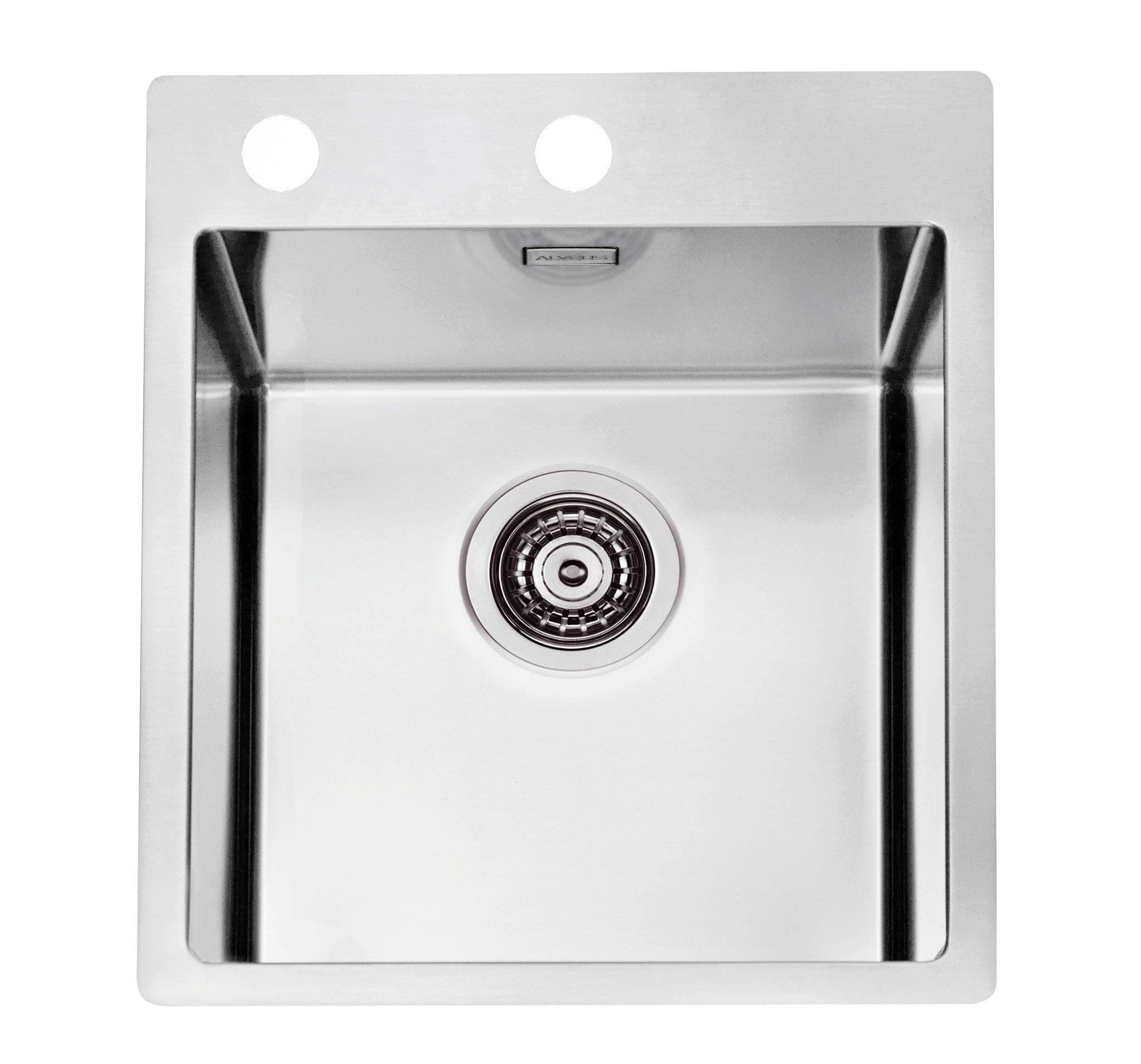 Alveus Pure 10, flush or flat-mount sink - Olif