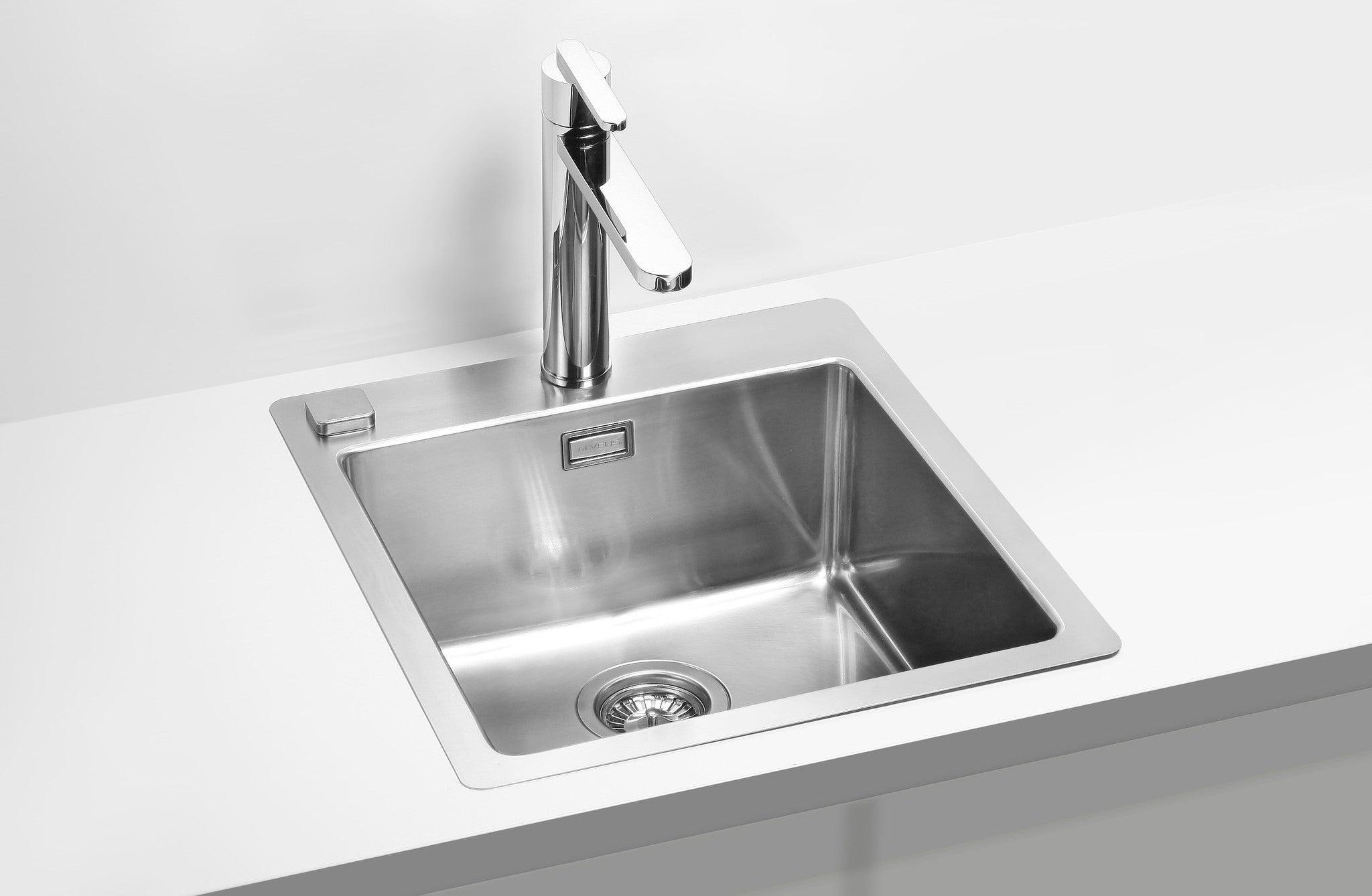 Alveus Pure 20, flush or flat-mount sink - Olif