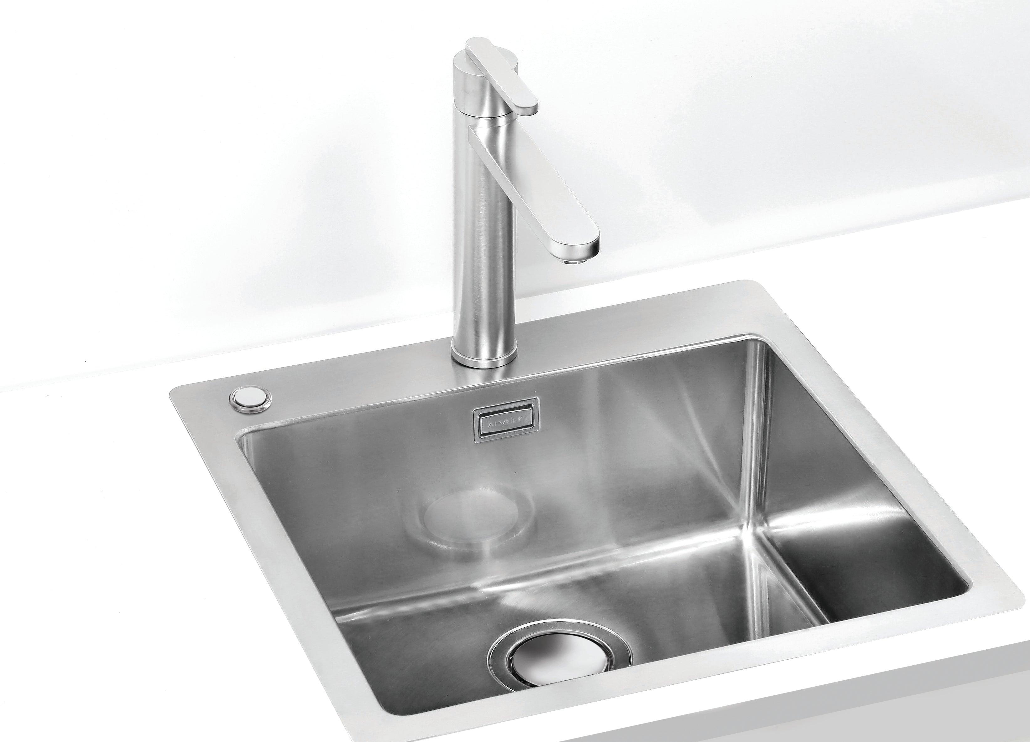 Alveus Pure 30, flush or flat-mount sink - Olif