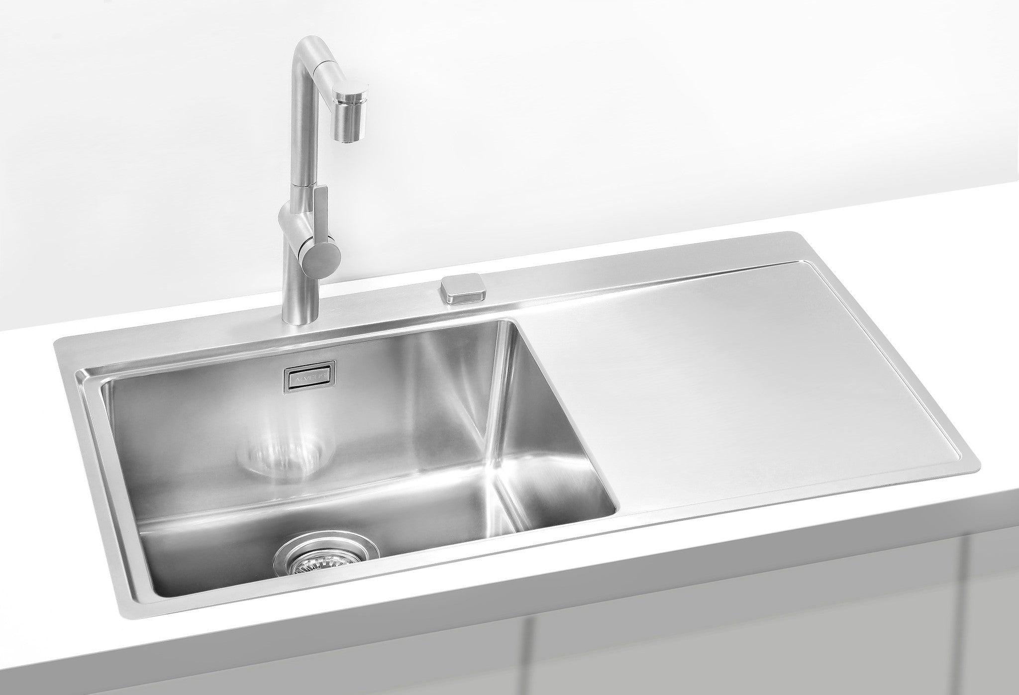 Alveus Pure 50, flush or flat-mount sink - Olif