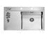 Alveus Pure 50 Tattoo Monarch, flush or flatmount kitchen sink - Olif