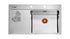 Alveus Pure 50 Tattoo Monarch, flush or flatmount kitchen sink - Olif