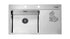 Alveus Pure 50 Tattoo Monarch, flush or flatmount kitchen sink - Olif