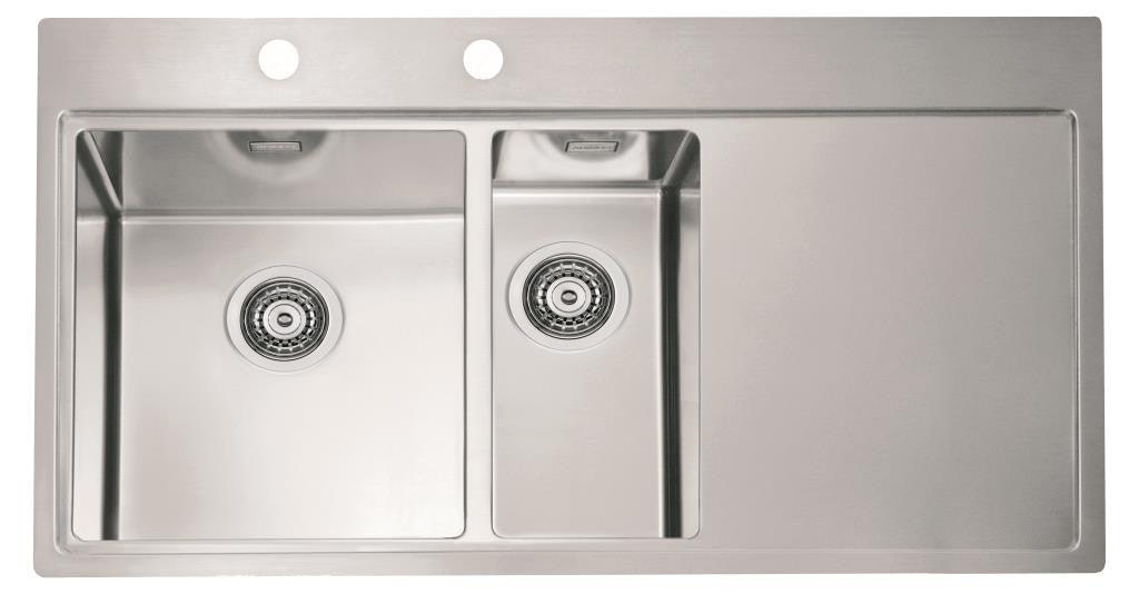 Alveus Pure 60, flush or flat-mount sink - Olif
