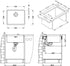 Alveus Quadrix 50, undermount sink - Olif