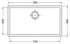 Alveus Quadrix 60, flush/flat or undermount sink - Olif