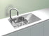 Alveus Stricto 20, Flush or Flat-mount sink - Olif
