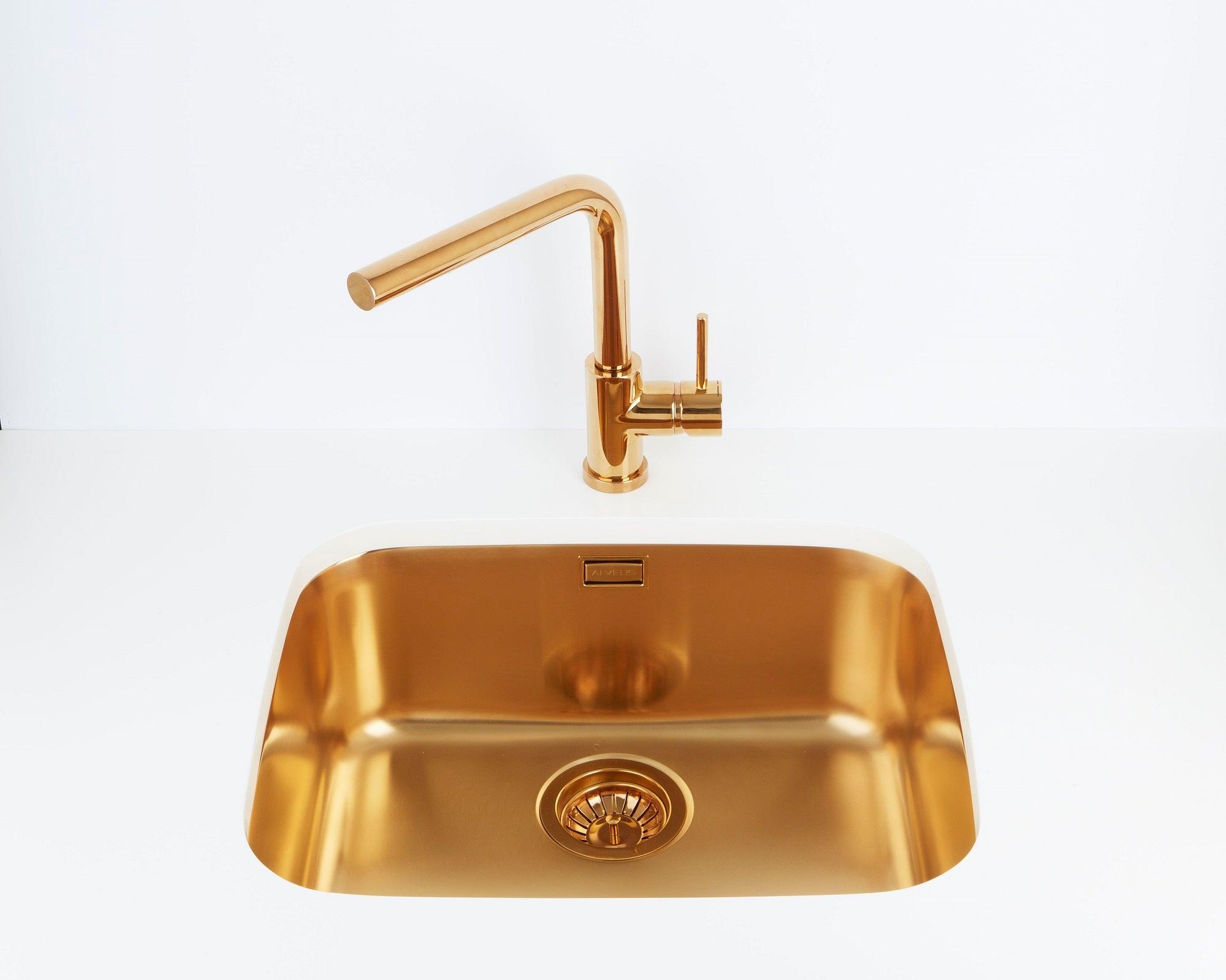 Alveus Toro Bronze, kitchen mixer tap, Monarch collection - Olif