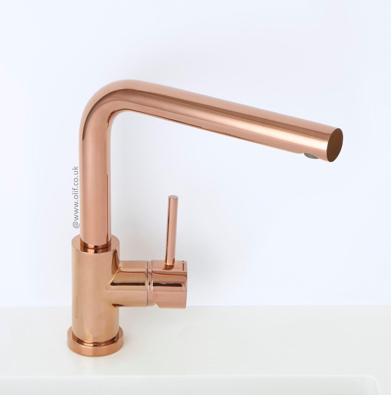 Alveus Toro Copper, kitchen mixer tap, Monarch collection - Olif