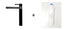 Alveus Zina Matte Black and Anthracite, kitchen mixer tap, Monarch collection - Olif