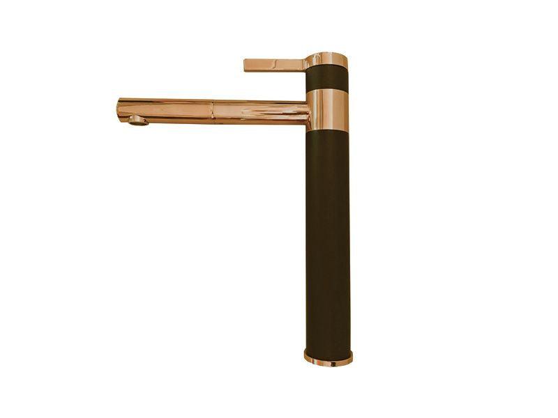 Alveus Zina Matte Black and Copper, kitchen mixer tap, Monarch collection - Olif