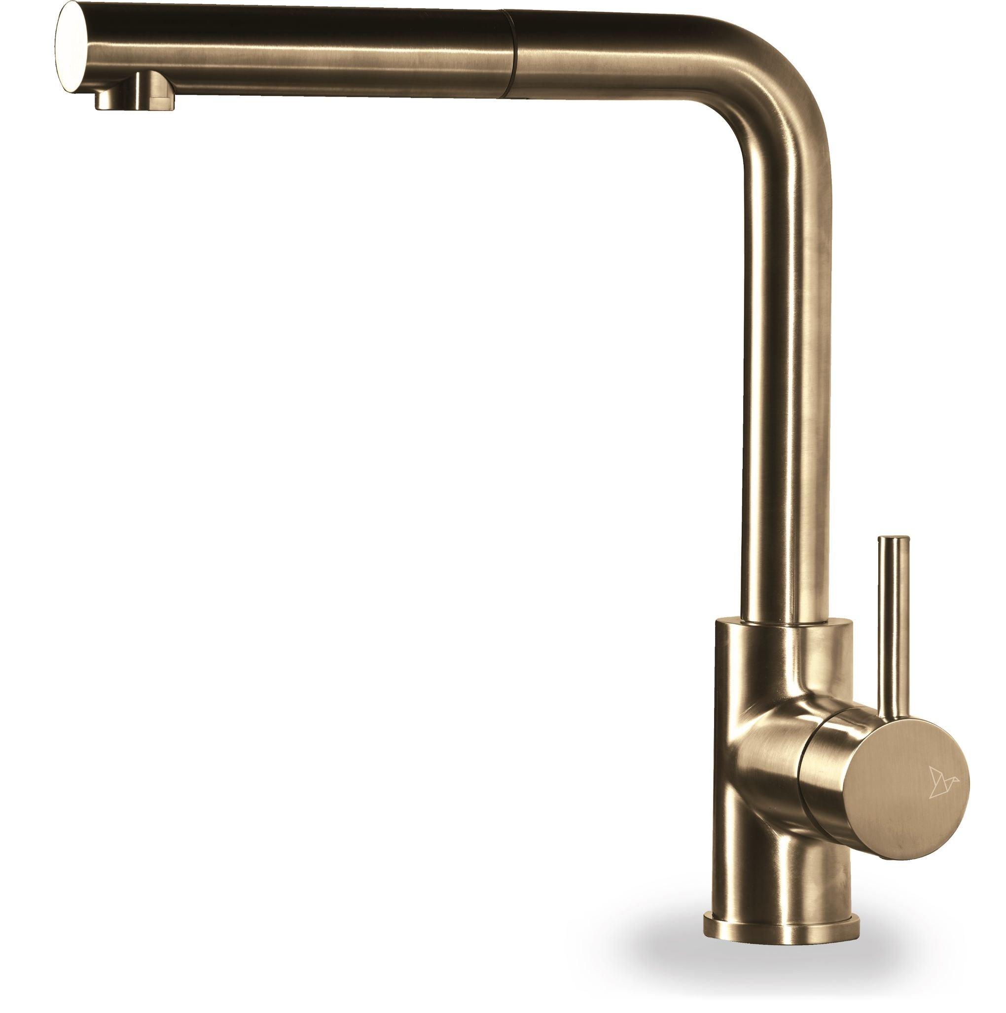 Artinox Athom Gold pull out kitchen tap - Olif