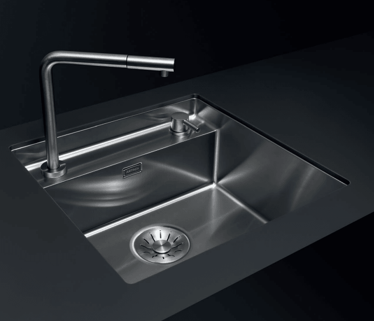 Artinox Circle retractable pull out kitchen tap - Olif
