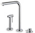 Artinox Element kitchen tap with pull out hand-spray - Olif