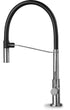 Artinox Hero Black and Brushed Steel kitchen tap - Olif