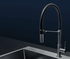 Artinox Hero Black and Brushed Steel kitchen tap - Olif