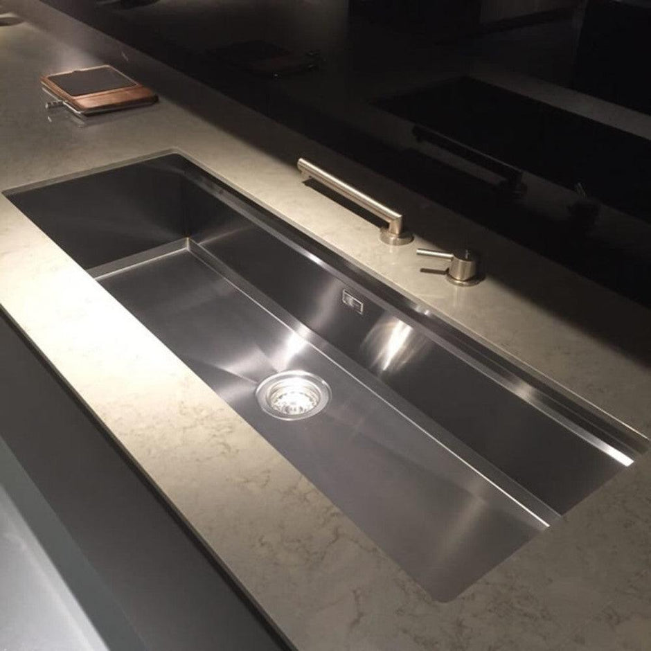 Large kitchen workstation, 1 metre sink, multi-level | Artinox Layer ...