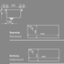 Artinox Layer SBR 104, top or undermount multi-level sink - Olif