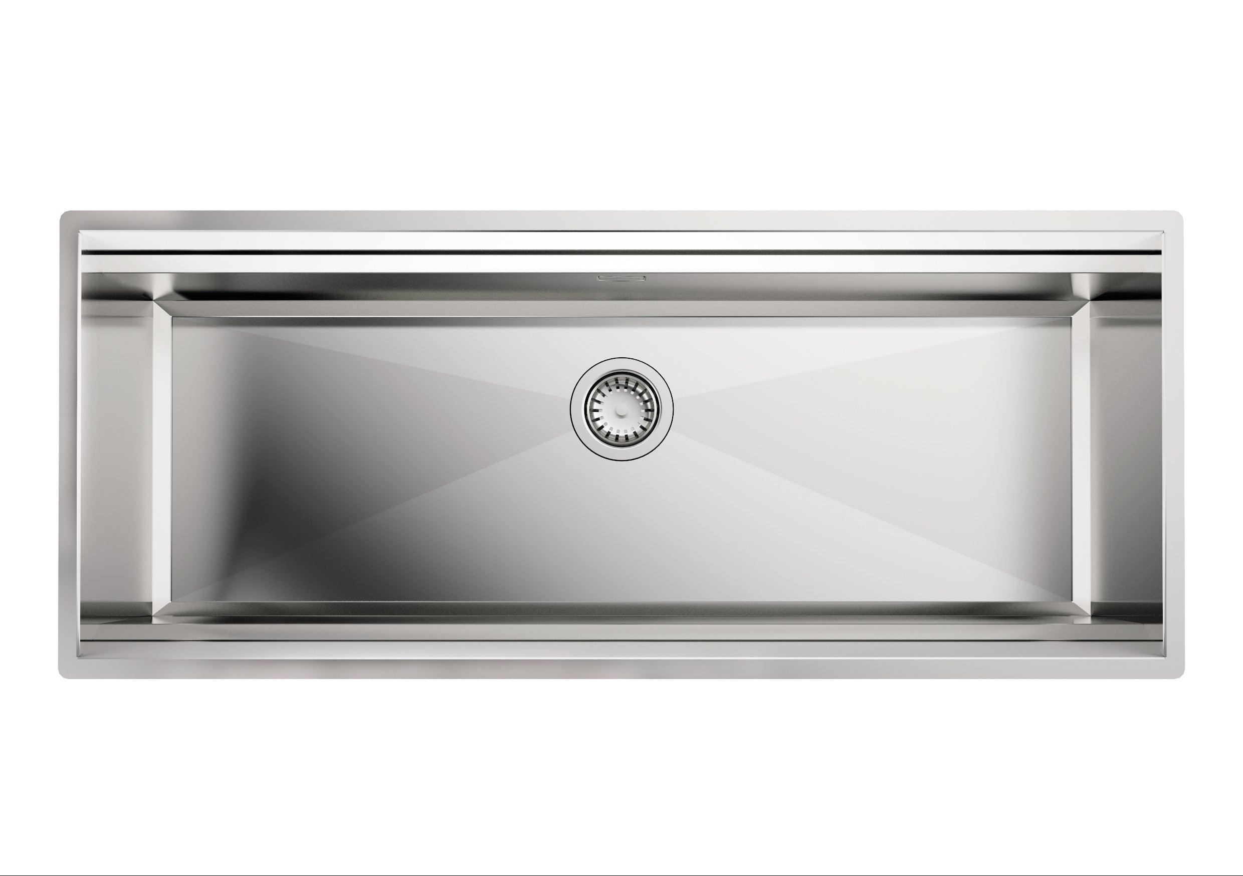 Artinox Layer SBR 104, top or undermount multi-level sink - Olif