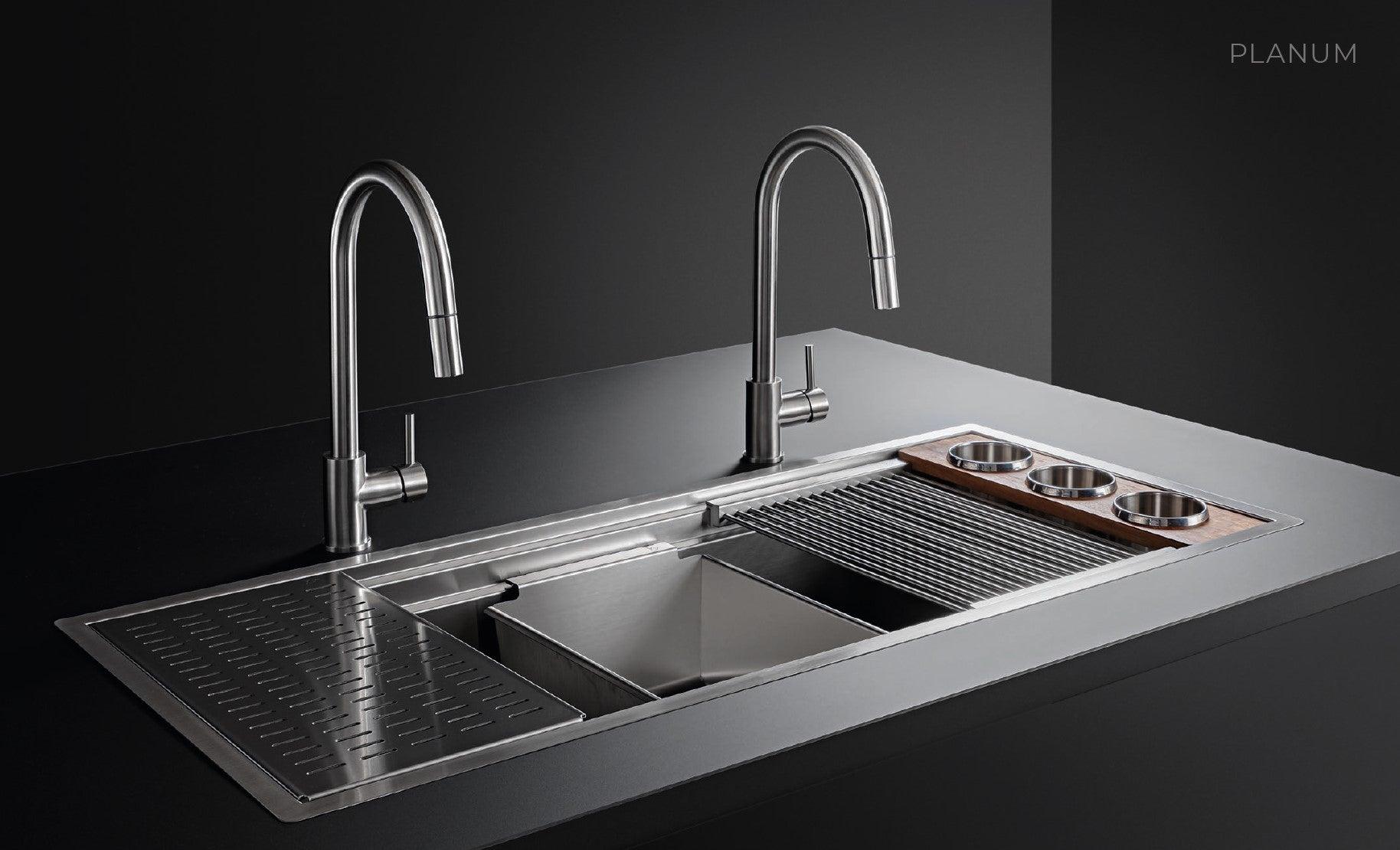 Artinox Planum 111 XL, top or under-mount multi-level sink - Olif