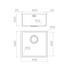 Artinox Radius Marina 40, outdoor kitchen sink