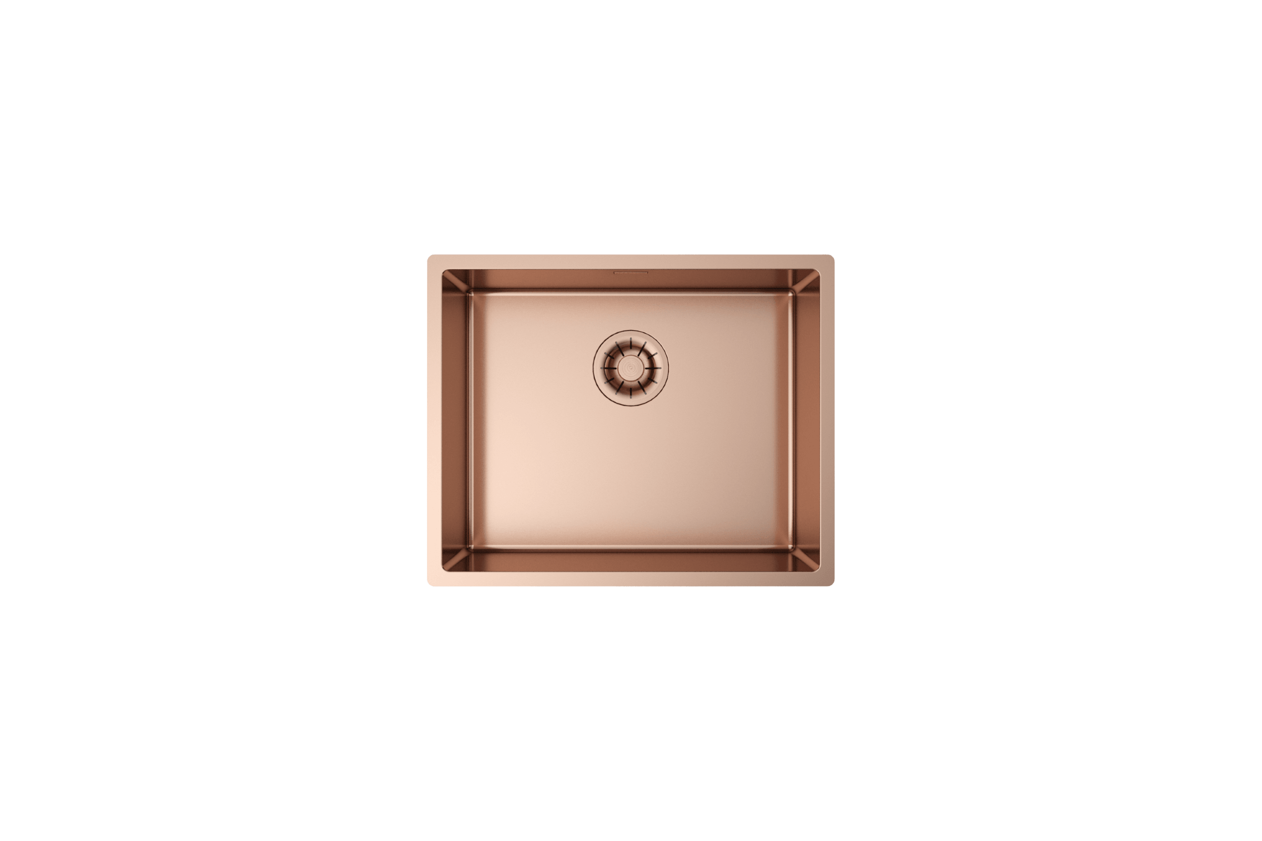 Artinox Titanium Copper 50, top, flush-mount or undermount sink - Olif