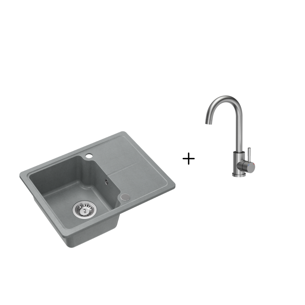 Quadron Baby Johnny Silver Stone sink