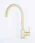 Cascata Nova Pale Brass, kitchen mixer tap - Olif