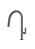 Divino Anthracite, pull-down kitchen tap, with spray - Olif