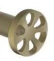 Divino Brass/Gold, pull-down kitchen tap, with spray - Olif