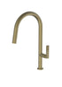 Divino Brass/Gold, pull-down kitchen tap, with spray - Olif