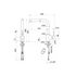 Artinox Athom Gold pull out kitchen tap