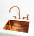 Fantini Icona Deco Matte Copper, kitchen mixer tap with hand-shower - Olif