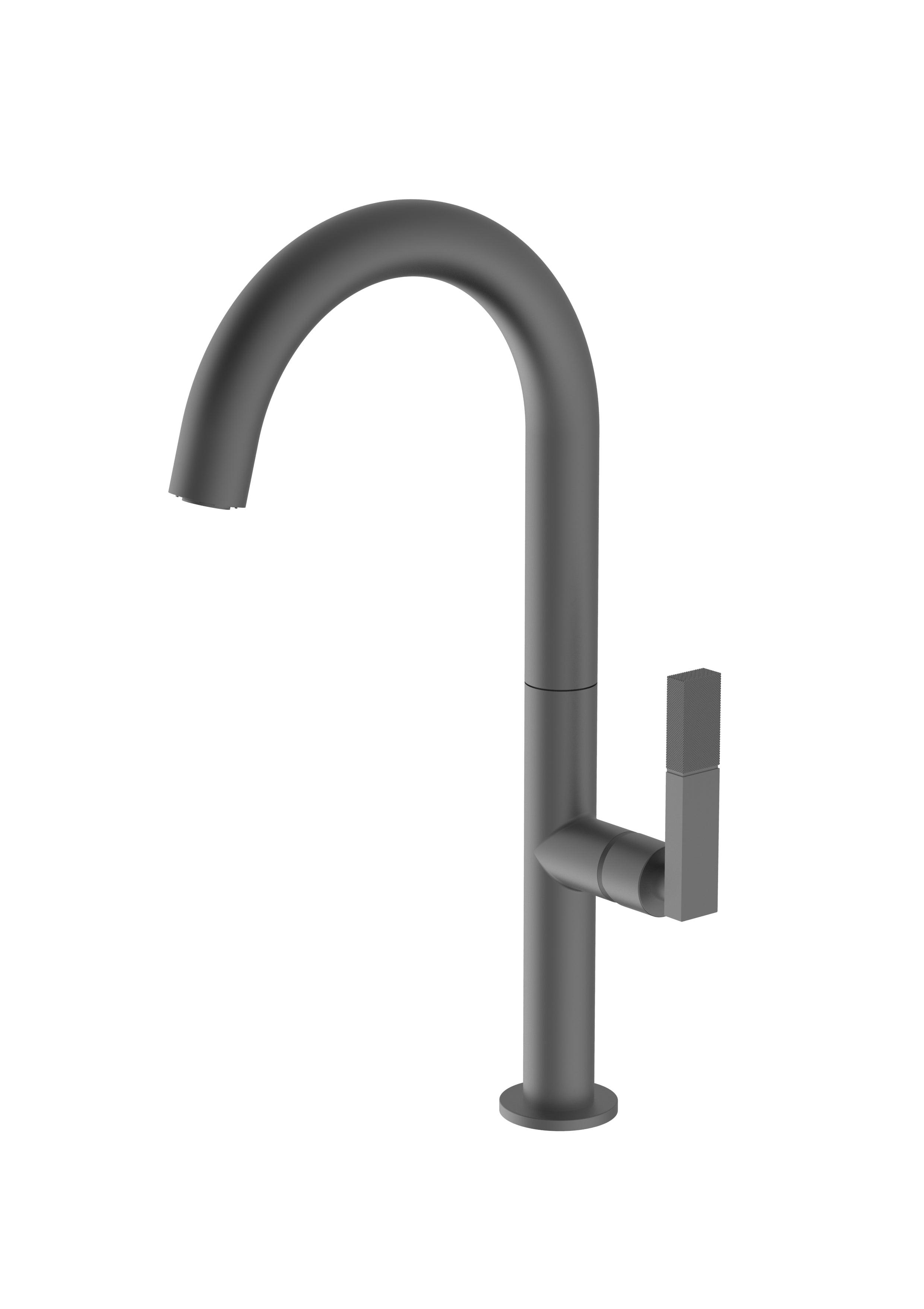 Forte Anthracite, kitchen mixer tap - Olif