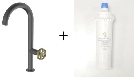Forte Anthracite Mix and Match, kitchen mixer tap - Olif