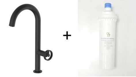Forte Matte Black, kitchen mixer tap - Olif