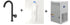 Forte Matte Black, kitchen mixer tap - Olif