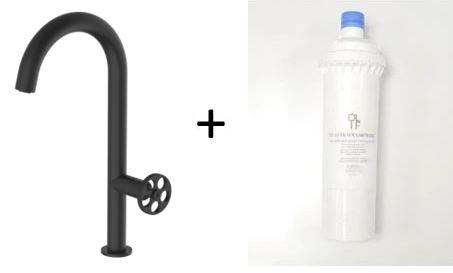 Forte Matte Black, kitchen mixer tap - Olif