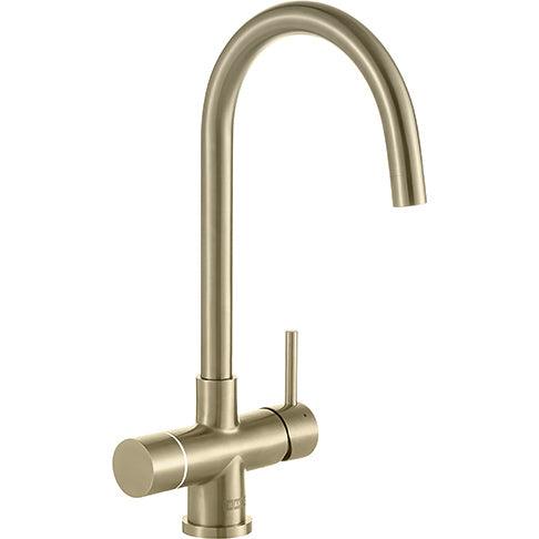 Franke Minerva Helix Elect 4-n-1 Boiling Water tap Gold - Olif