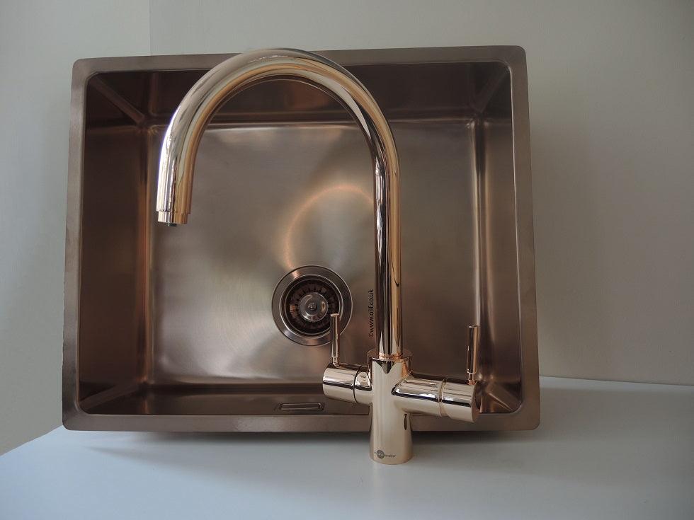 InSinkErator 3n1 Steaming Hot Water tap Rose Gold - Olif
