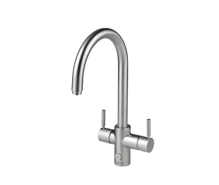 InSinkErator 4n1 Touch J tap with boiler, Chrome or Brushed Steel finish - Olif