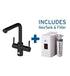 InSinkErator 4n1 Touch L tap with boiler, Black Velvet finish - Olif