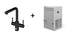 InSinkErator 4n1 Touch L tap with boiler, Black Velvet finish - Olif