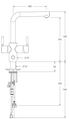 InSinkErator 4n1 Touch L tap with boiler, Black Velvet finish - Olif