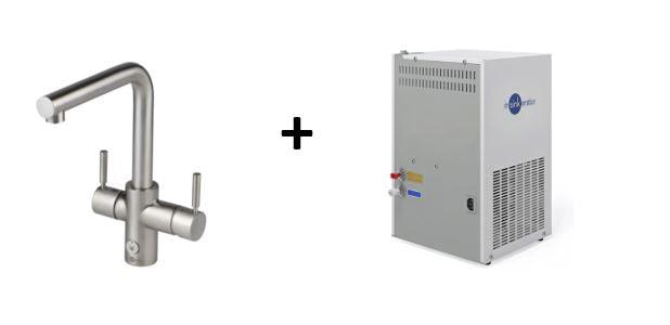 InSinkErator 4n1 Touch L tap with boiler, Chrome or Brushed Steel finish - Olif