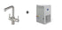 InSinkErator 4n1 Touch L tap with boiler, Chrome or Brushed Steel finish - Olif