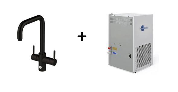 InSinkErator 4n1 Touch U tap & boiler, Black Velvet finish - Olif