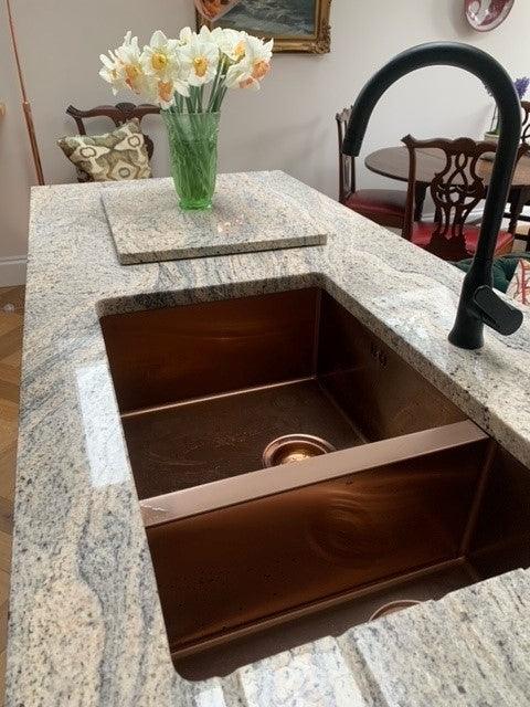 Nano 1.5 Bowl Copper Topmount or Undermount kitchen sink - Olif