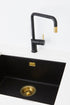 Nivito RH-340-BISTRO Black & GOLD, kitchen mixer tap - Olif