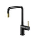 Nivito RH-340-BISTRO Black & GOLD, kitchen mixer tap - Olif